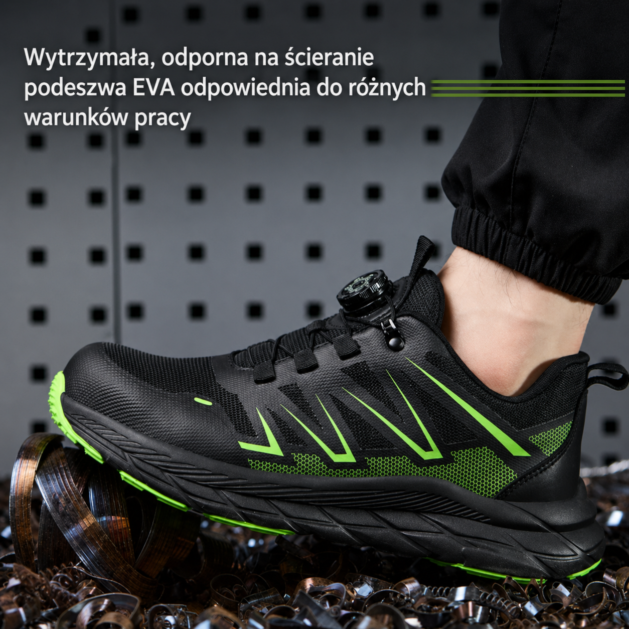 Lekkie Buty Robocze z Metalowym Noskiem i Wkładką Kevlarową